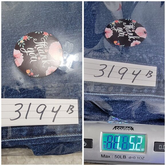 Madewell Womens Blue Denim‎ 90s Straight Leg Jeans Raw Hem High Rise Size 23 - Picture 9 of 11